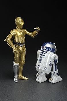 Kotobukiya “R2-D2 & C-3PO” - Star Wars Episode IV: A New Hope - 2 Pack Pre Painted Model Kit - Kotobukiya (Star Wars Episode IV: A New Hope) action figure collectible [Barcode 4934054901425] - Main Image 4
