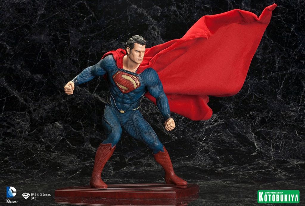 1/6 Scale Superman ARTFX Statue - Kotobukiya (Superman Man Of Steel) action figure collectible [Barcode 4934054901869] - Main Image 2