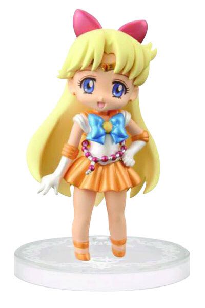 BANPRESTO Sailor Moon 2.5” Crystal Collected Figure for Girls 2 - Sailor Venus  action figure collectible [Barcode 4983164497434] - Main Image 1