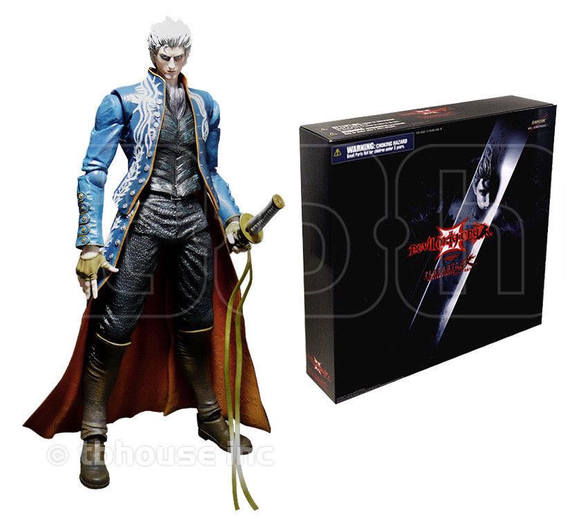 PlayArtsKai Devil May Cry 3 Vergil Action Figure SquareEnix - Play Arts (Devil May Cry 3) action figure collectible [Barcode 4988601316989] - Main Image 2
