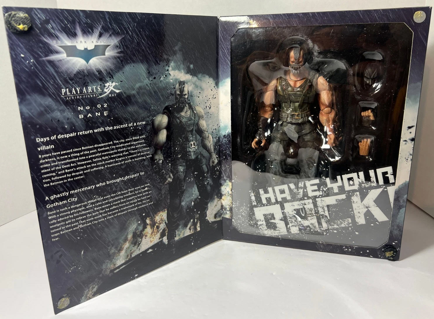 DC: Batman: The Dark Knight Rising:  Square Enix The Dark Knight Trilogy Play Arts Kai Bane - Play Arts Kai (DC Villian) action figure collectible [Barcode 4988601317597] - Main Image 4