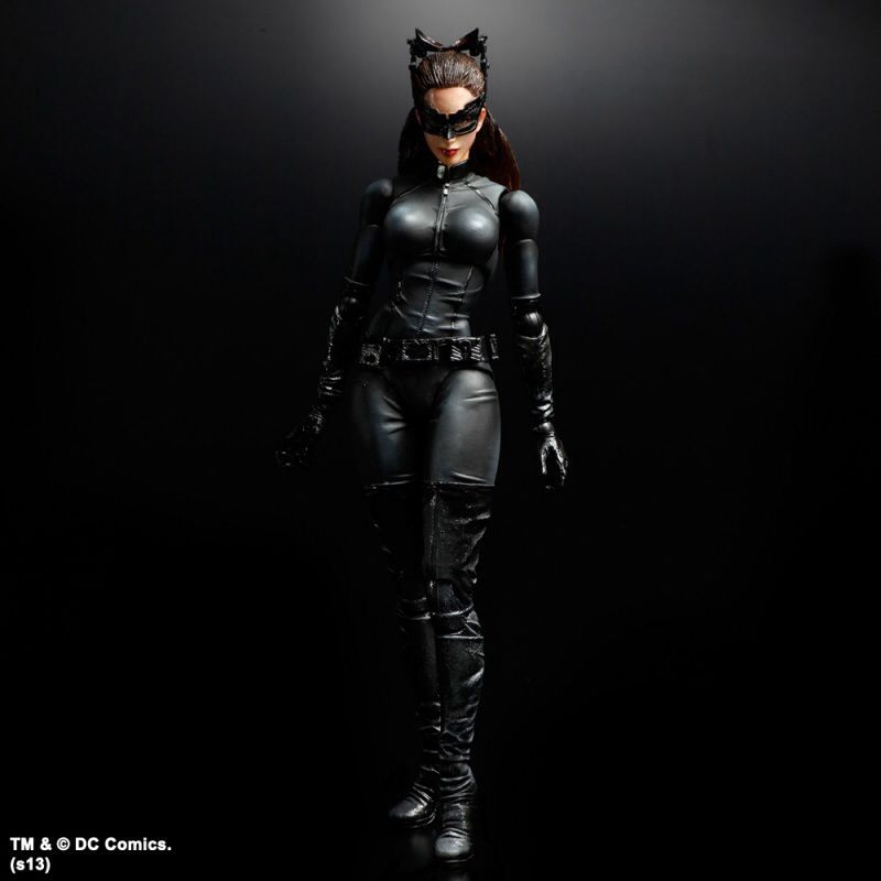 BATMAN The Dark Knight Trilogy Catwoman Play Arts Kai Action Figure Square Enix - Play Arts Kai (The Dark Knight Rises) action figure collectible [Barcode 4988601317603] - Main Image 1
