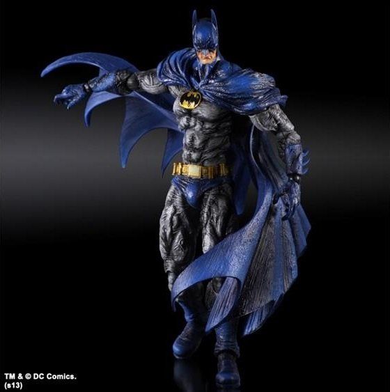 Batman Arkham City: 1970s Batman Skin - Play Arts Kai (Batman Arkham City Skin) action figure collectible [Barcode 4988601317801] - Main Image 2