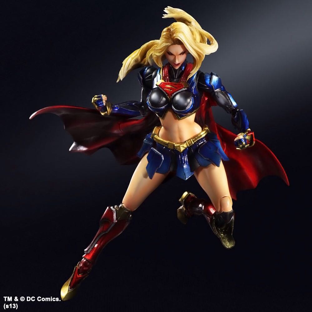 Play Arts Kai Super Girl - Square Enix (DC Comics Variant Play Arts Kai) action figure collectible [Barcode 4988601320009] - Main Image 2