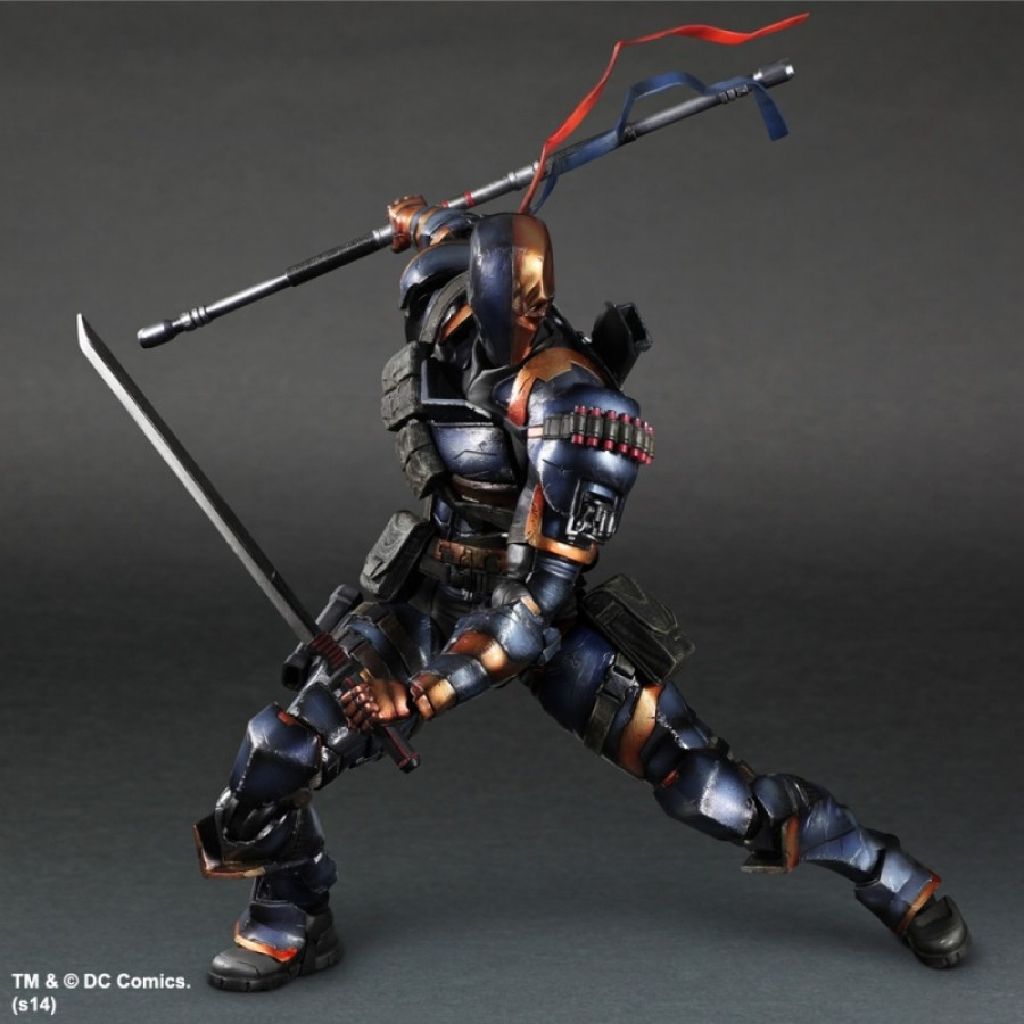 Batman Arkham Origins Deathstroke Play Arts Action Figure By Square Enix - Play Arts Kai (DC Comics) action figure collectible [Barcode 4988601320900] - Main Image 2