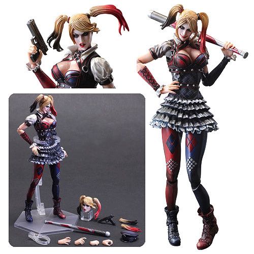 DC: Harley Quinn - Batman Arkham Knight - Square Enix (DC Universe Variant Play Arts Kai) action figure collectible [Barcode 4988601322508] - Main Image 2