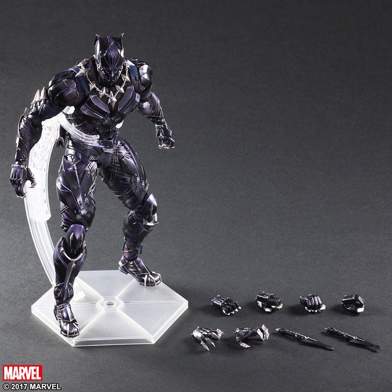 Black Panther - Square Enix Variant Play Arts (Marvel Universe Variant Play Arts Kai) action figure collectible [Barcode 4988601330145] - Main Image 2