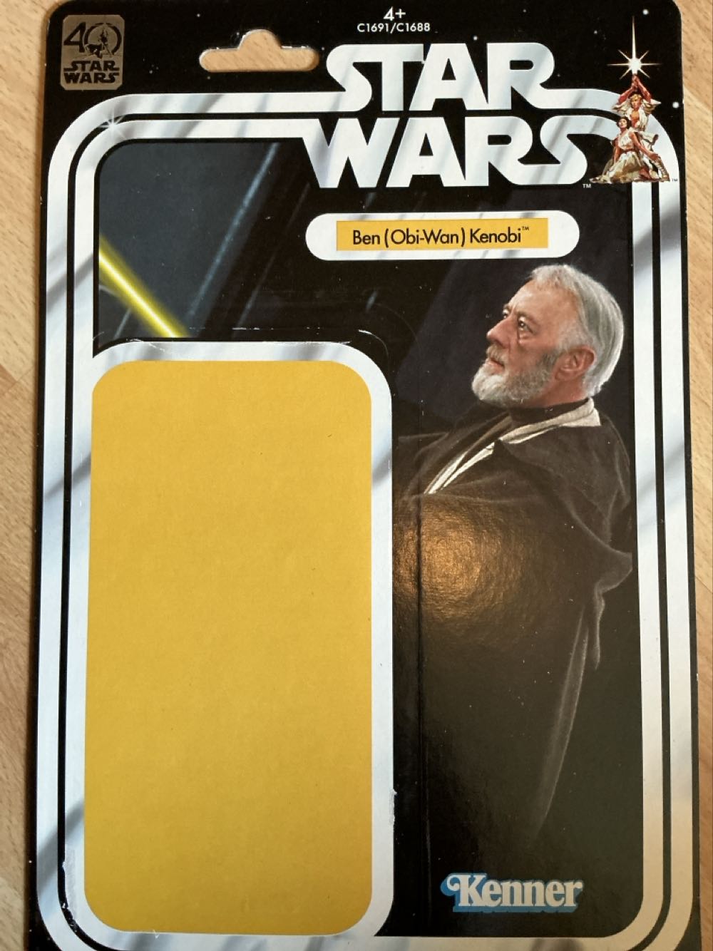 Ben (Obi-Wan) Kenobi - Hasbro (Star Wars Black 6” 40th Anniversary) (Starwars Black 6 inch) action figure collectible [Barcode 5010993387229] - Main Image 3