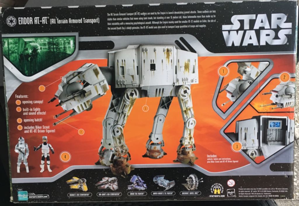 Endor AT-AT (All Terrain Armored Transport) - Hasbro (Star Wars - The Saga Collection) action figure collectible [Barcode 5010994170004] - Main Image 2