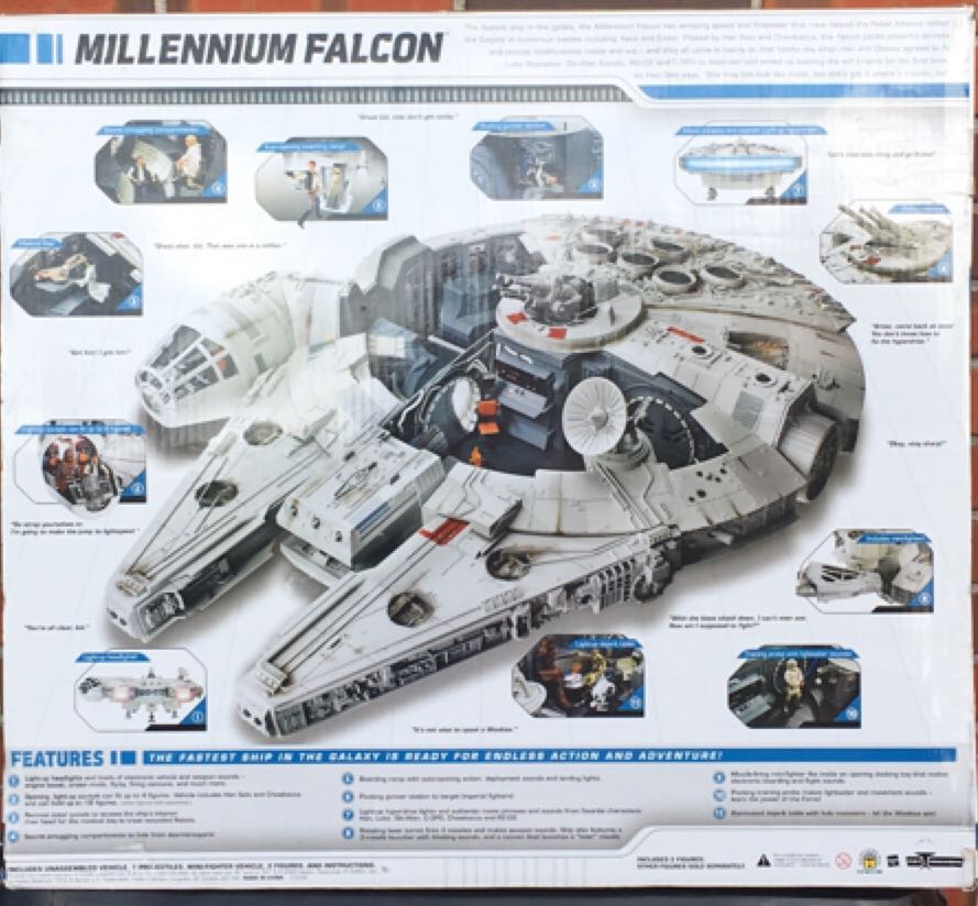 Millennium Falcon - Hasbro (Star Wars - The Legacy Collection (CT Helmet)) action figure collectible [Barcode 5010994353018] - Main Image 2