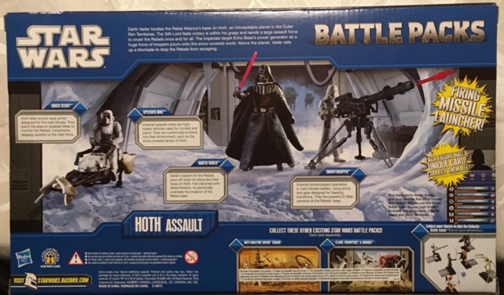 HOTH Assault - Hasbro (Star Wars - The Clone Wars (Blue)) action figure collectible [Barcode 5010994524067] - Main Image 2