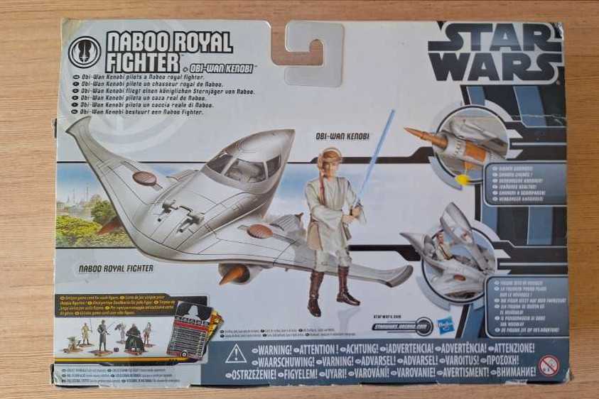 Naboo Royal Fighter + Obi-Wan Kenobi   (Star Wars) action figure collectible [Barcode 5010994627423] - Main Image 2