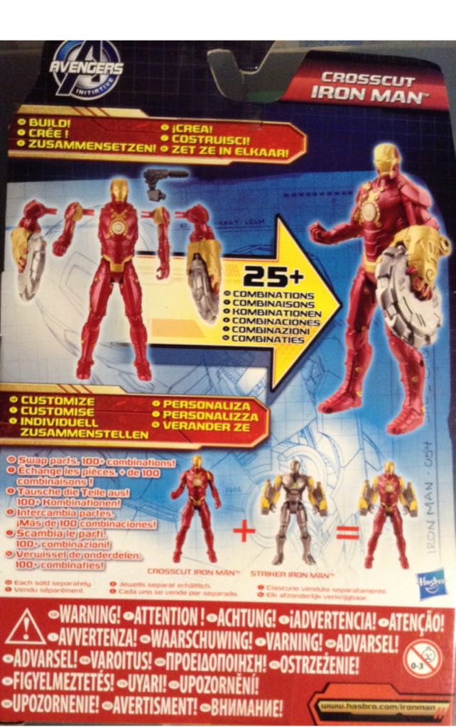 Marvel Iron Man 3: Crosscut Iron Man - Hasbro action figure collectible [Barcode 5010994697693] - Main Image 2