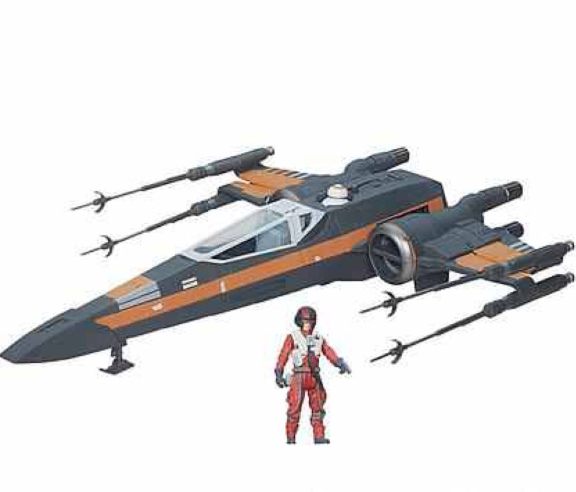 Poe’s X-wing Fighter & Poe Dameron - Disney / Hasbro (Episode VII: The Force Awakens) action figure collectible [Barcode 5010994916473] - Main Image 2