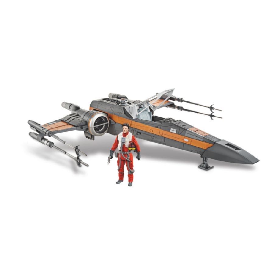 Poe’s X-wing Fighter & Poe Dameron - Disney / Hasbro (Episode VII: The Force Awakens) action figure collectible [Barcode 5010994916473] - Main Image 3