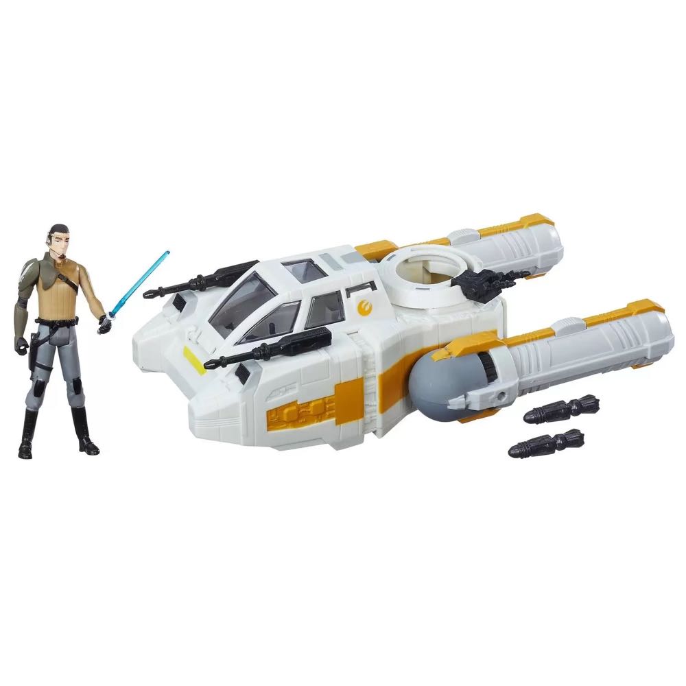 Y-wing Scout Bomber & Kanan Jarrus - Star Wars (Rebels) - Disney Hasbro (Star Wars) action figure collectible [Barcode 5010994920463] - Main Image 3