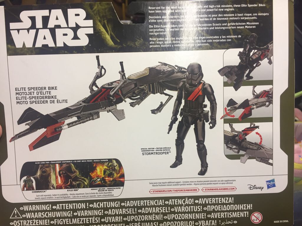 ELITE SPEEDER BIKE with STORMTRER - Hasbro (The Force Awakens) action figure collectible [Barcode 5010994920494] - Main Image 2