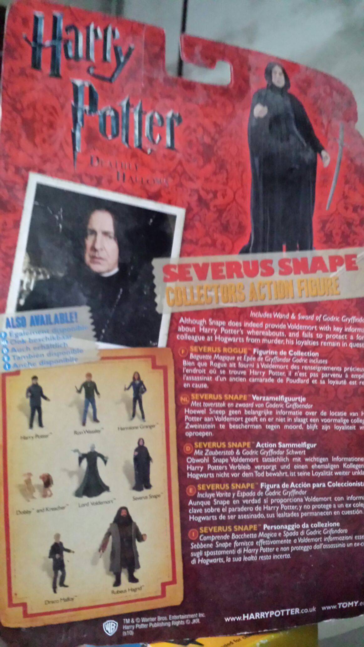 Severus Snape - Tomy (Harry Potter And The Dealthy Hallows) action figure collectible [Barcode 5011666713260] - Main Image 2
