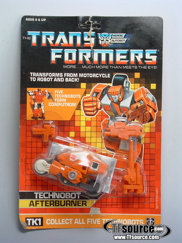 Afterburner - Takara (Technobots) action figure collectible [Barcode 5011809046200] - Main Image 3