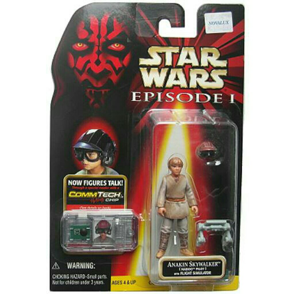 Anakin Skywalker (Naboo Pilot) (with Flight Simulator) - Hasbro (Episode I 3.75” 1999- 2000: Collection 1) action figure collectible [Barcode 5020128842462] - Main Image 1
