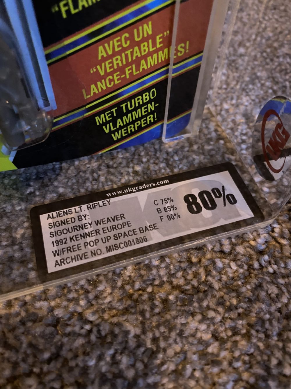 Aliens Space Marine Lieut. Ripley - Kenner action figure collectible [Barcode 5023117073960] - Main Image 4