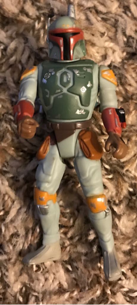 POTF - Boba Fett - Tri-Logo - Red Card - Kenner (Power Of The Force 1995 Red) action figure collectible [Barcode 5023117320699] - Main Image 2