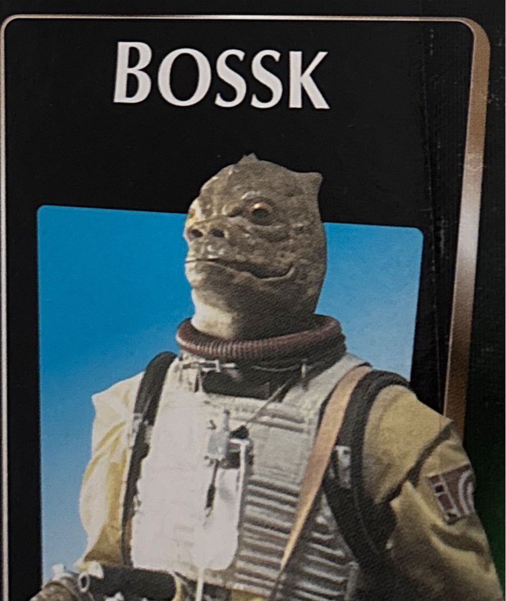 Carded Signed. The Power Of The Force. Bossk. Signed Alan Harris - Lucas Film Ltd (Star Wars Power Of The Force) action figure collectible [Barcode 5023117398315] - Main Image 3