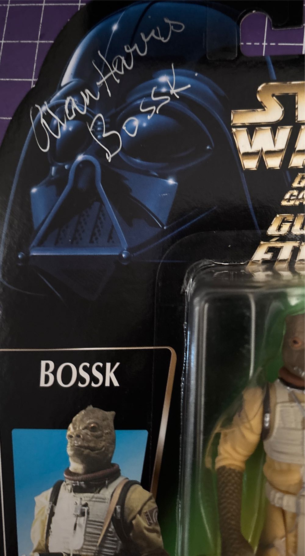 Carded Signed. The Power Of The Force. Bossk. Signed Alan Harris - Lucas Film Ltd (Star Wars Power Of The Force) action figure collectible [Barcode 5023117398315] - Main Image 4
