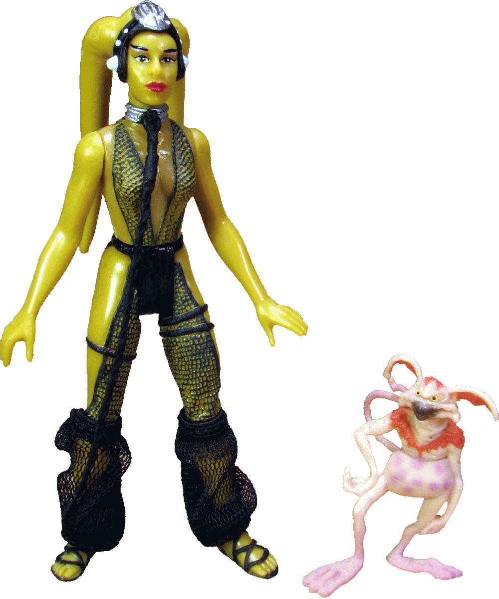 Oola & Salacious Crumb - Kenner (Star Wars) action figure collectible [Barcode 5023117460401] - Main Image 3