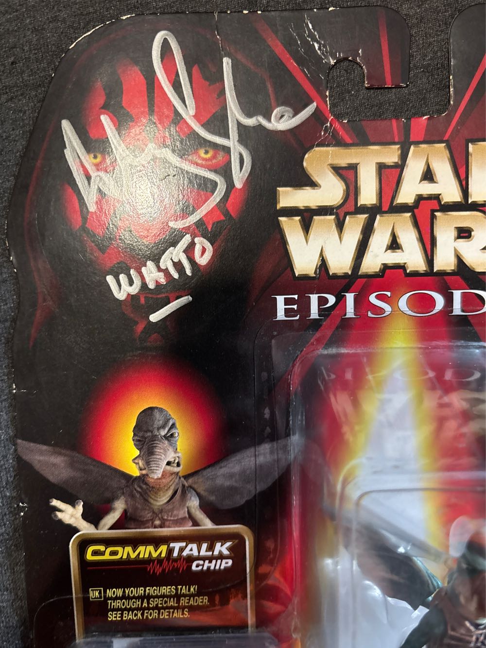 Carded Signed. Episode 1. Watto. Signed Andy Secombe. - Hasbro (Episode 1) action figure collectible [Barcode 5023117467509] - Main Image 2