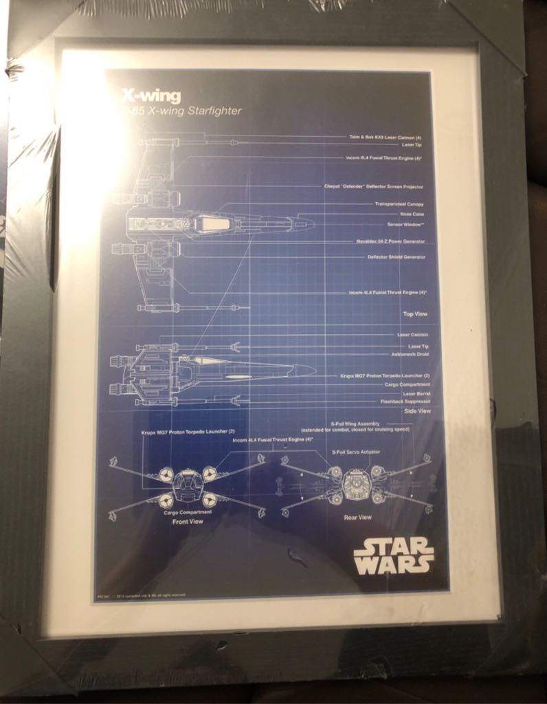 X Wing Blueprint  - Lucasfilm (1. Star Wars) action figure collectible [Barcode 5028486166183] - Main Image 1