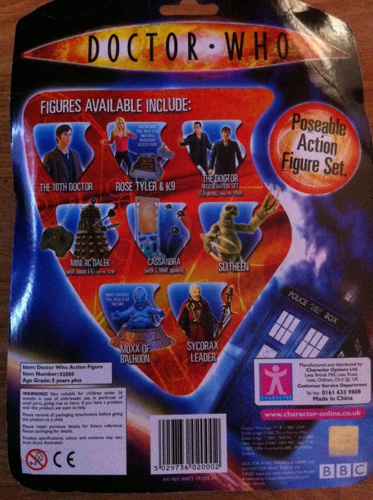 Rose & K9 - Character Options (Doctor Who) action figure collectible [Barcode 5029736020002] - Main Image 2