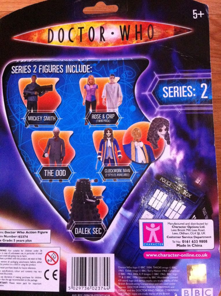 Doctor Who Clockwork Man Figure (Blue Coat) - Character Options (Doctor Who) action figure collectible [Barcode 5029736023744] - Main Image 2