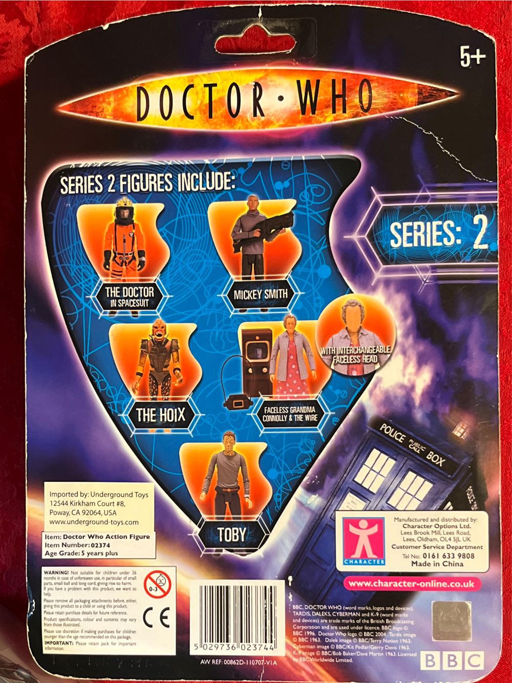 Doctor Who Clockwork Man Figure (Blue Coat) - Character Options (Doctor Who) action figure collectible [Barcode 5029736023744] - Main Image 3