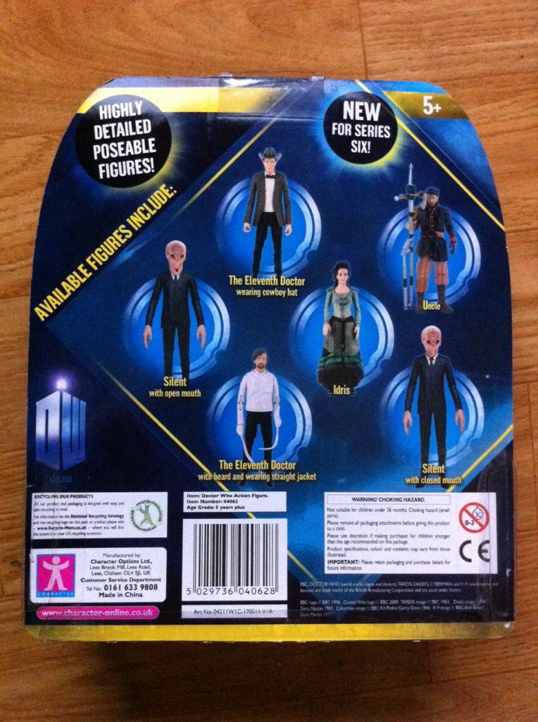 Silent (with closed mouth) - Character Options (Doctor Who) action figure collectible [Barcode 5029736040628] - Main Image 2