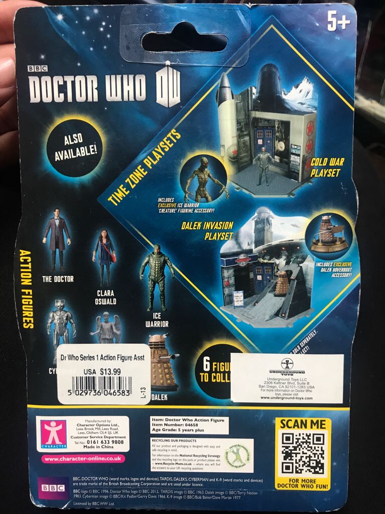 Doctor Who Ice Warrior   action figure collectible [Barcode 5029736046583] - Main Image 2