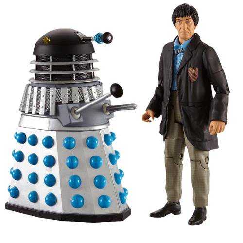 The 2nd Doctor With Dalek, Evil Of The Daleks - Character Options (Dr Who) action figure collectible [Barcode 5029736046705] - Main Image 3