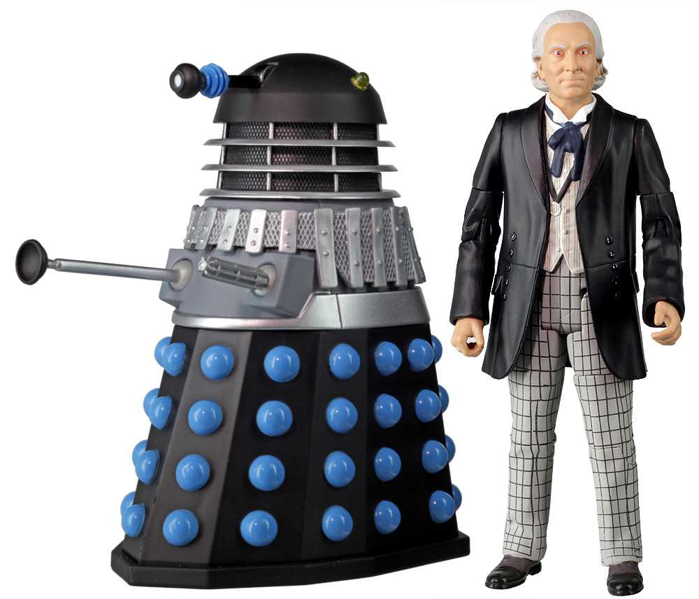 1st Doctor with Supreme Dalek - Character Options (Doctor Who) action figure collectible [Barcode 5029736048235] - Main Image 3