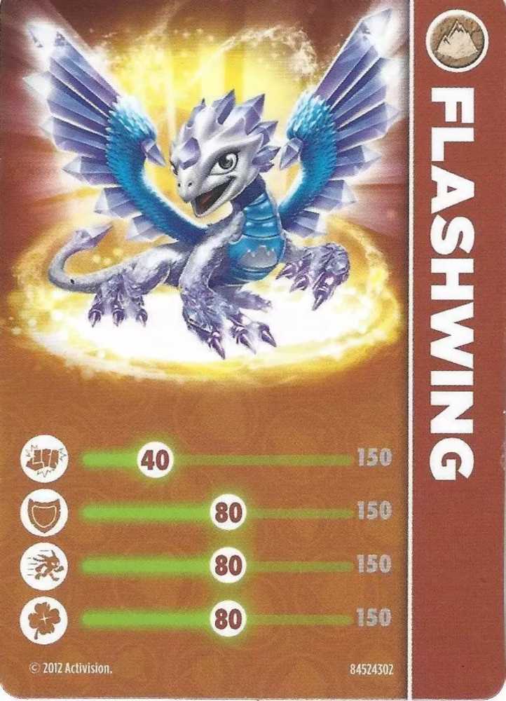 Flashwing - Activision (Skylanders - Giants) action figure collectible [Barcode 5030917116421] - Main Image 3