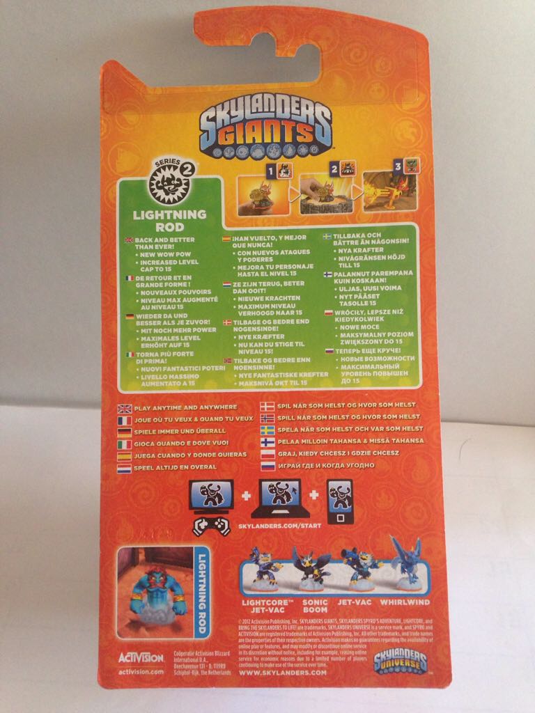 Giants Skylanders Lightning Rod  action figure collectible [Barcode 5030917119880] - Main Image 2