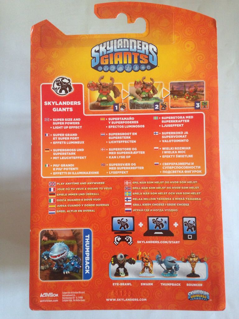 Thumpback - Toys For Bob (Skylanders Giants) action figure collectible [Barcode 5030917119903] - Main Image 2