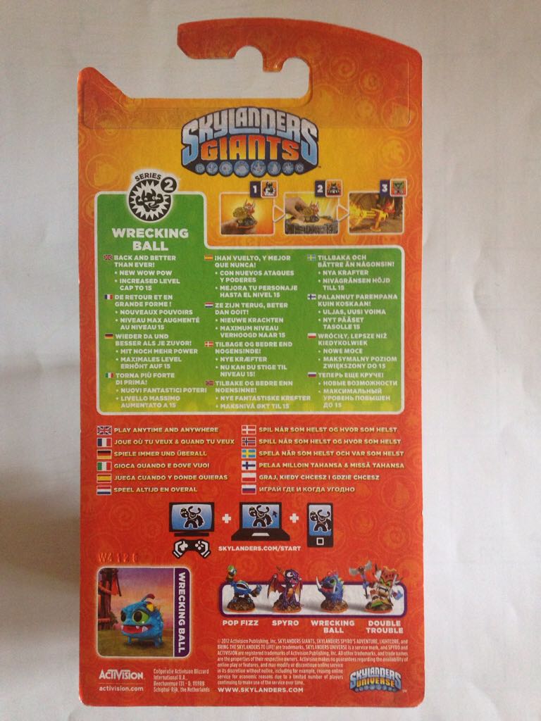 Wrecking Ball (Series 2) - Activison Publishing, Inc. (Skylanders - Giants) action figure collectible [Barcode 5030917122804] - Main Image 2