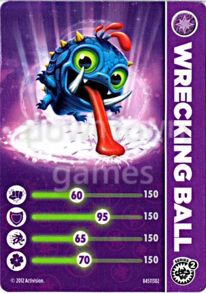 Wrecking Ball (Series 2) - Activison Publishing, Inc. (Skylanders - Giants) action figure collectible [Barcode 5030917122804] - Main Image 3