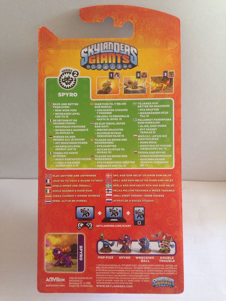 Spyro - Toys For Bob (Skylanders) action figure collectible [Barcode 5030917122811] - Main Image 2
