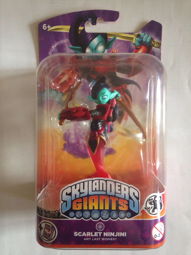 Ninjini Scarlet - Toys For Bob (Skylanders: Giants) action figure collectible [Barcode 5030917123511] - Main Image 1