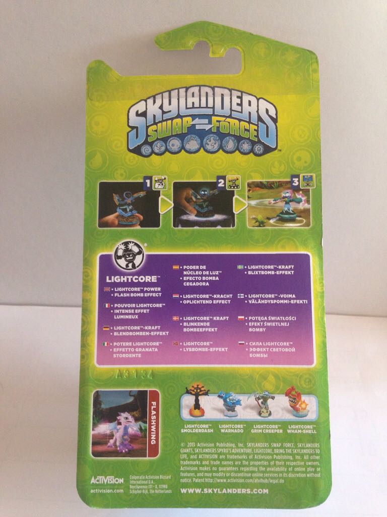 Flashwing (2, Lightcore) - Activison Publishing, Inc. (Toys To Life) action figure collectible [Barcode 5030917128776] - Main Image 2