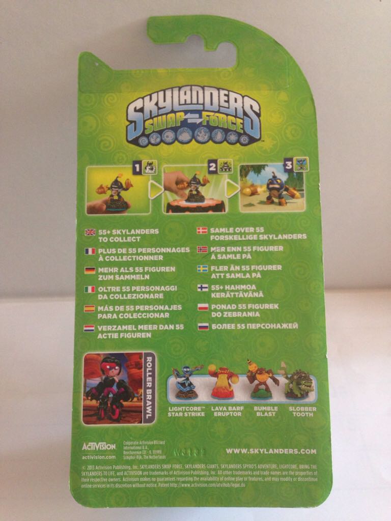 Roller Brawl - Toys For Bob (Skylanders: Swap Force) action figure collectible [Barcode 5030917128844] - Main Image 2