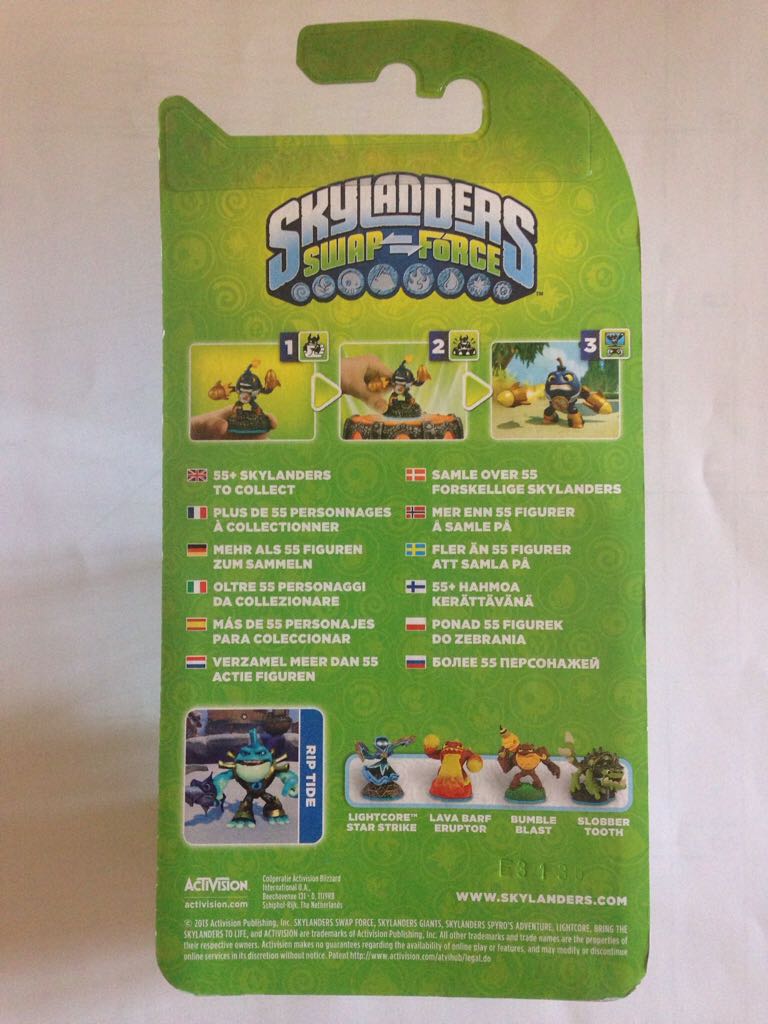 Skylanders Swap Force RIP TIDECharacter Single Figure Pack - BNIP  action figure collectible [Barcode 5030917130144] - Main Image 2