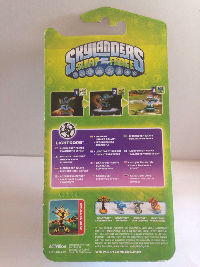 Smolderdash (Lightcore) - Activision (Skylanders: Swap Force) action figure collectible [Barcode 5030917130359] - Main Image 2