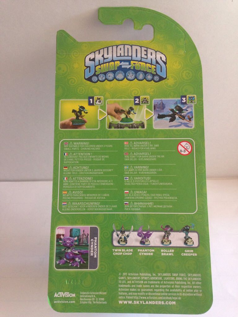 *CYNDER-PHANTOM* Series3 SKYLANDERS Figure Trap Team/Swap Force/Giants  action figure collectible [Barcode 5030917131042] - Main Image 2